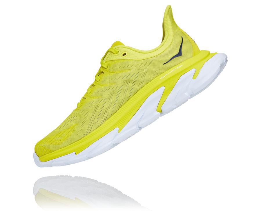 Hoka One One Hardloopschoenen Heren - Clifton Edge - Fluoreszierend - NU7903846